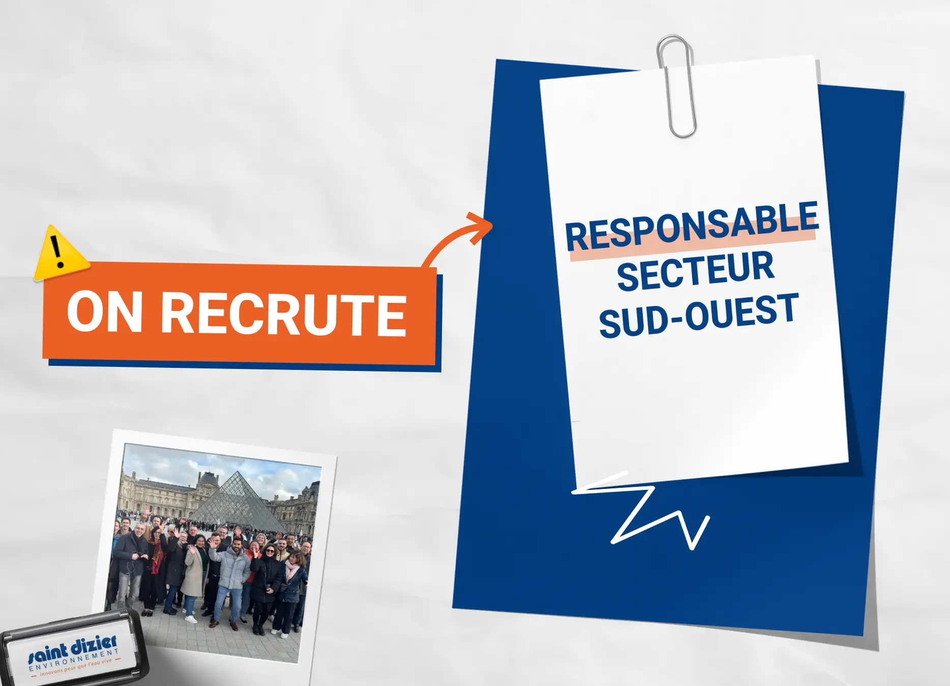 Nous recrutons un Responsable Secteur Sud-Ouest