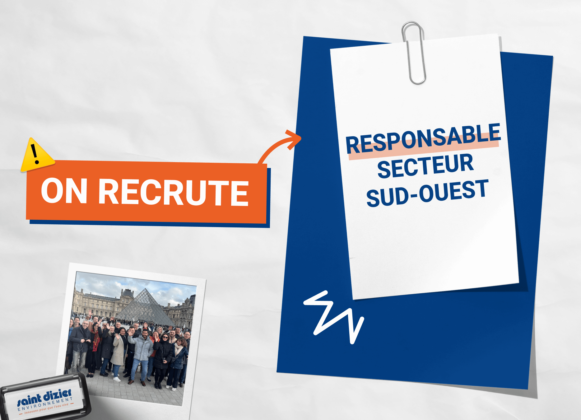 On recrute un responsable secteur sud-ouest