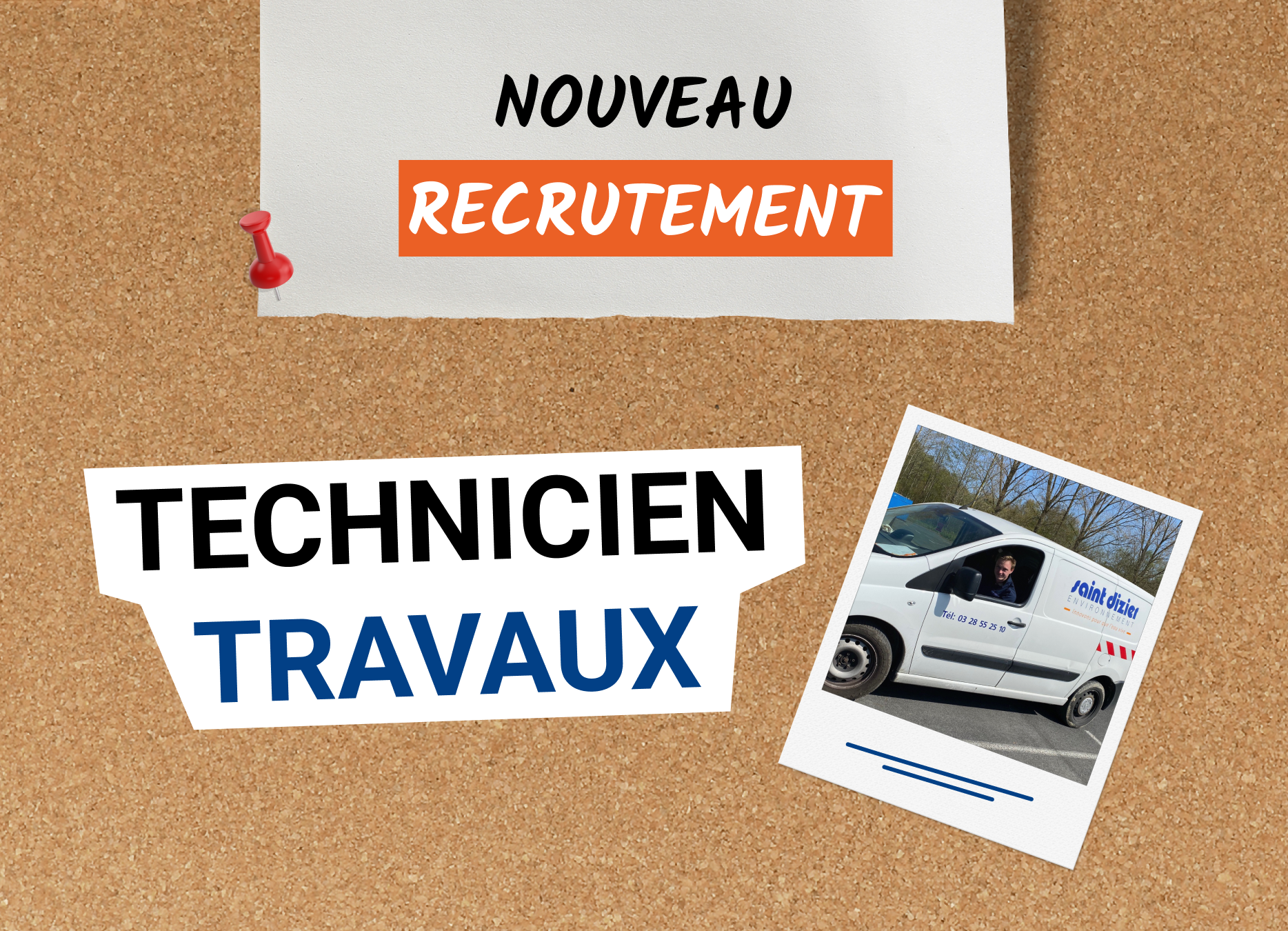 On recrute un nouveau Technicien Travaux