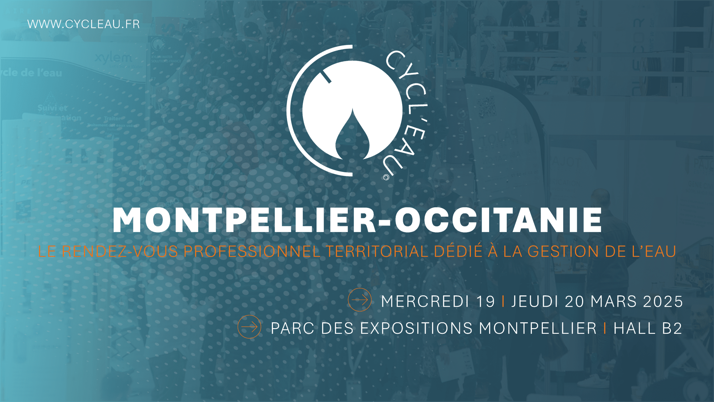 Nous serons présents au salon Cycl'eau d'Occitanie en 2025